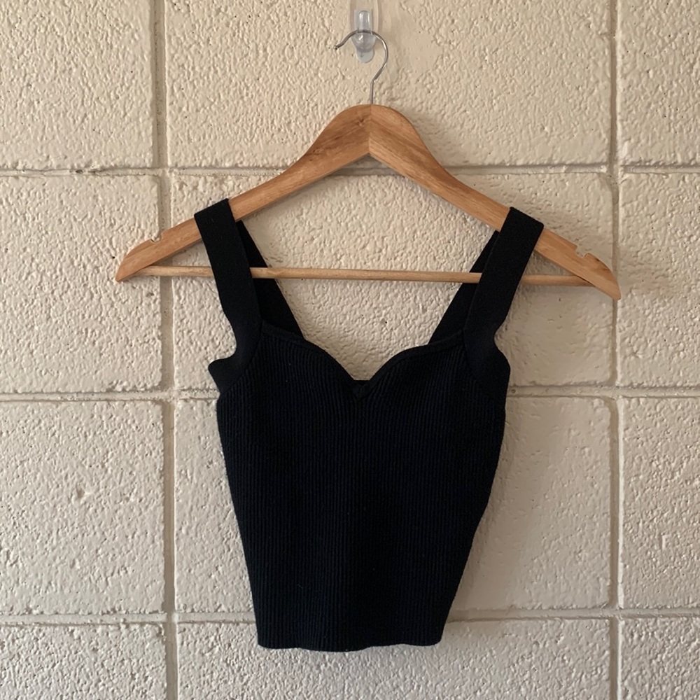 Abercrombie sweetheart rib knit tank